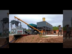 XDEM HZS60 Mobile Concrete Batching Plant 60cubic Meter Per Hour