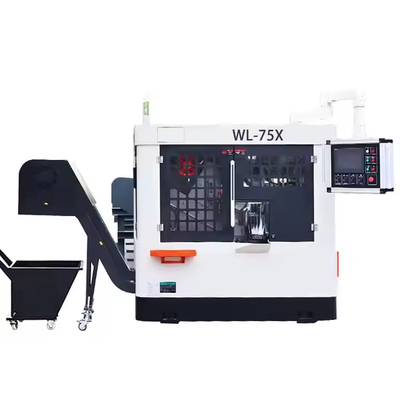 آلة منشار دائري معدني عالي السرعة ومحوسب XDEM WL-75X، آلة قطع الأنابيب الدائرية CNC مع تغذية أوتوماتيكية بالكامل