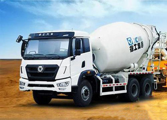 250kw 9m3 العابر خلاط شاحنة آلات بناء الطرق