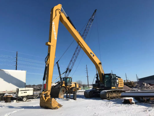 مصنع OEM امتداد الذراع الطويلة 20-50T الحفار الطويل الطويل كاتربيلر كوماستو فولفو مع الكسر الهيدروليكي الصخرة