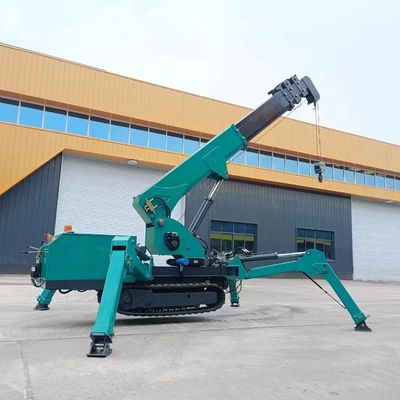 معدات البناء طائرة تلسكوبية 1 طن-8 طن رافعات العنكبوت الكهربائية طاقة مزدوجة