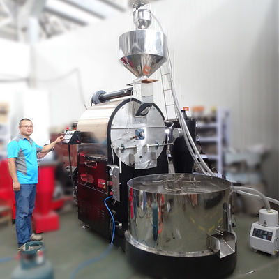 محمص القهوة الصناعي لاستخدام المصنع آلة تحميص القهوة 50kg 60kg مع التحكم في PLC