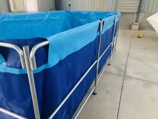XDEM الزراعة قابلة للطي PVC خزانات مربعة القماش المشمع ثقافة بركة سمك مربعة شكل مستطيل لمزرعة الأسماك