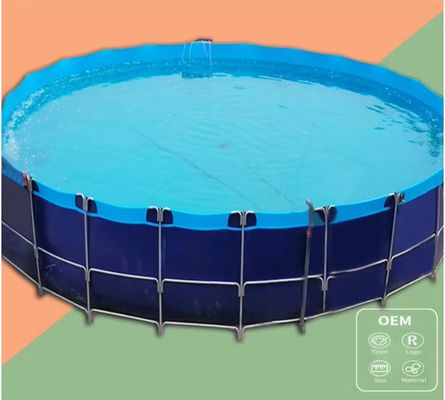 XDEM الزراعة قابلة للطي PVC خزانات مربعة القماش المشمع ثقافة بركة سمك مربعة شكل مستطيل لمزرعة الأسماك