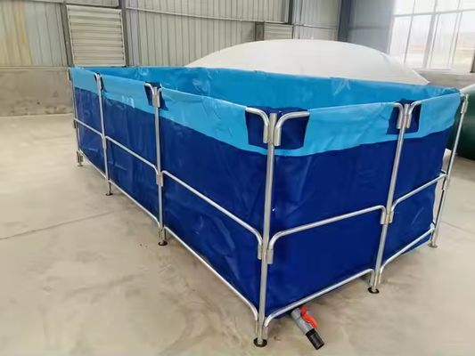 XDEM الزراعة قابلة للطي PVC خزانات مربعة القماش المشمع ثقافة بركة سمك مربعة شكل مستطيل لمزرعة الأسماك