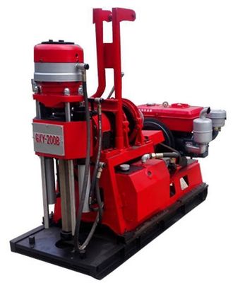 XDEM GXY-200B جهاز حفر آبار المياه المحمول 200 متر آلة حفر هيدروليكية معدات حفر أساسي