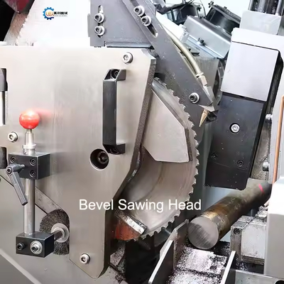 آلة منشار دائري معدني عالي السرعة ومحوسب XDEM WL-75X، آلة قطع الأنابيب الدائرية CNC مع تغذية أوتوماتيكية بالكامل