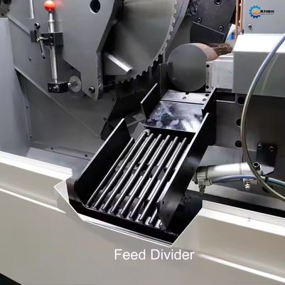 آلة منشار دائري معدني عالي السرعة ومحوسب XDEM WL-75X، آلة قطع الأنابيب الدائرية CNC مع تغذية أوتوماتيكية بالكامل