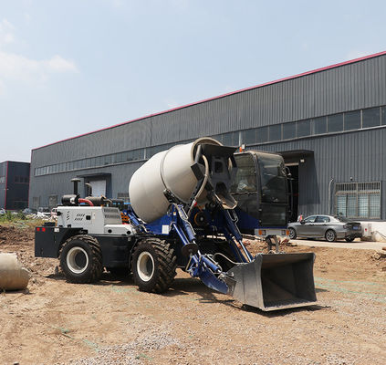 XDEM 3.5m3 خلاط شاحنة الخرسانة الذاتي تحميل 85kw 7830x2680x4170mm 7800 كجم