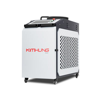 آلة تنظيف ليزر عالية السرعة 1500W 2000W تبريد الهواء المادة المقاومة للصدأ المعدن الصدأ زيت استئصال طبقة الأكسدة