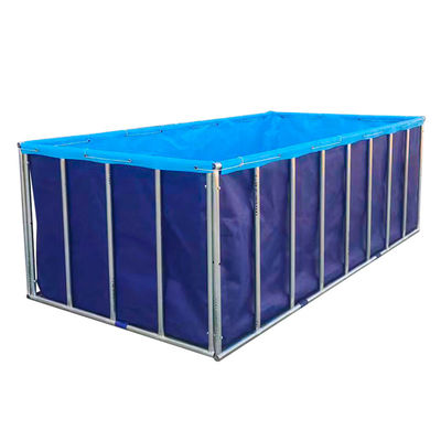 XDEM الزراعة قابلة للطي PVC خزانات مربعة القماش المشمع ثقافة بركة سمك مربعة شكل مستطيل لمزرعة الأسماك
