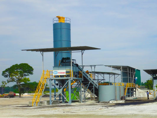 125kw 400t / H مصنع خلط الخرسانة وخلط آلات بناء الطرق