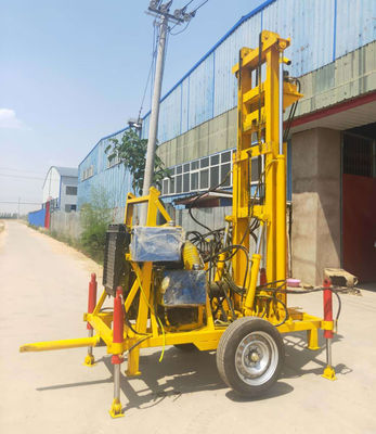60rpm Dia450mm آلة حفر الآبار مع محرك ديزل 4 أسطوانات