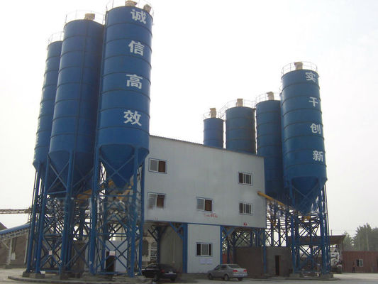 150m3 / H مصنع خلط الخرسانة ، محطة الخرسانة الرطبة 200kW