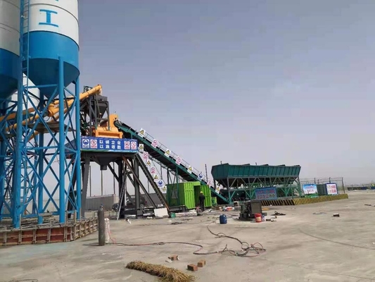 XDEM HZS60 محطة خلط الخرسانة المتنقلة 60 متر مكعب في الساعة
